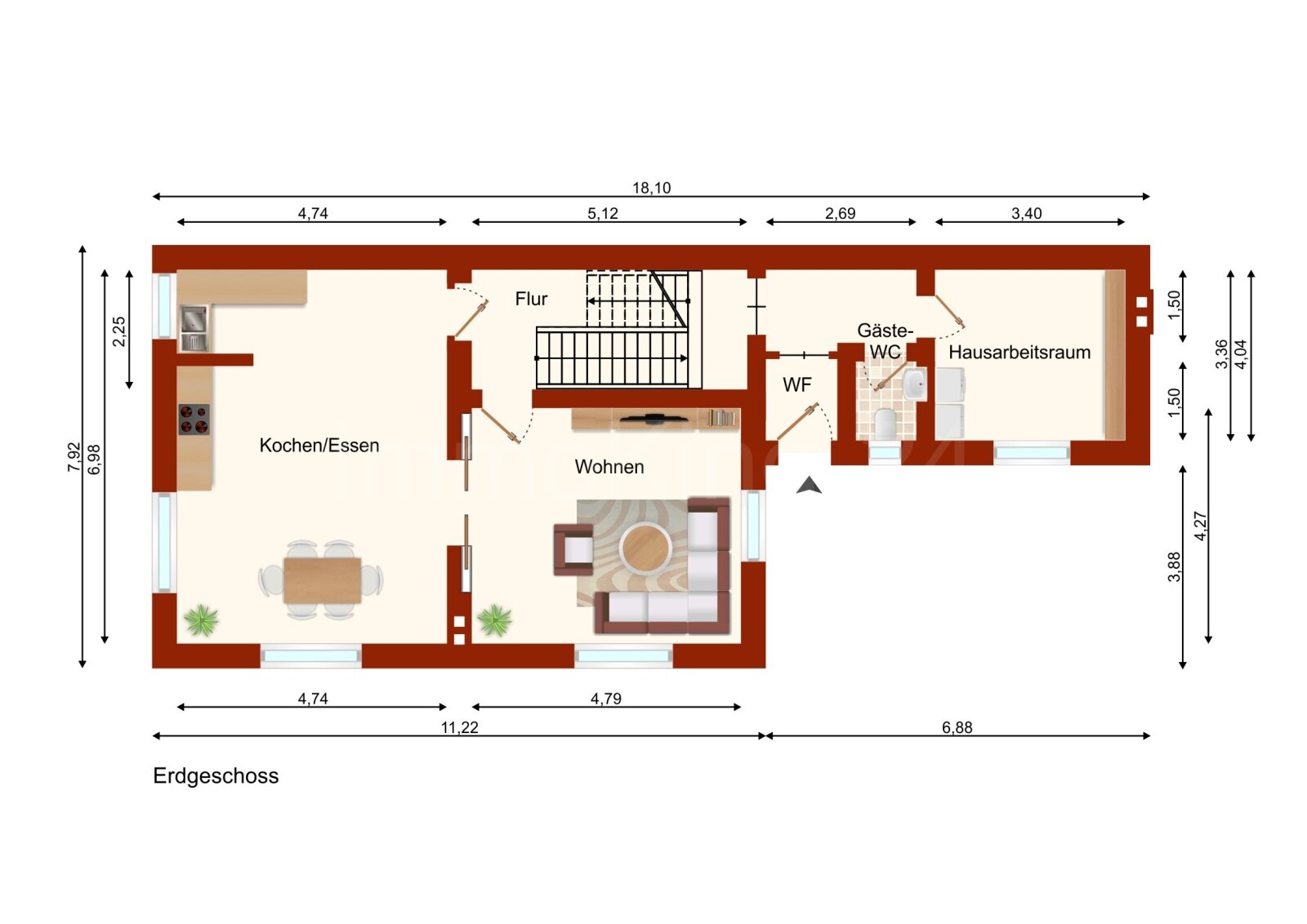 GRUNDRISS ERDGESCHOSS