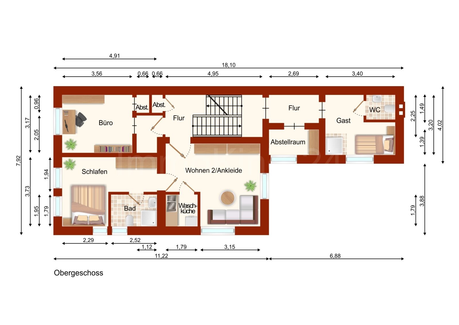 GRUNDRISS OBERGESCHOSS